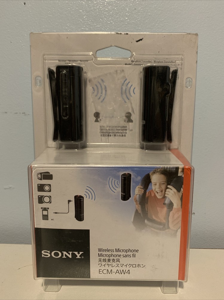 Sony ECM-AW4 Bluetooth Wireless Microphone System New