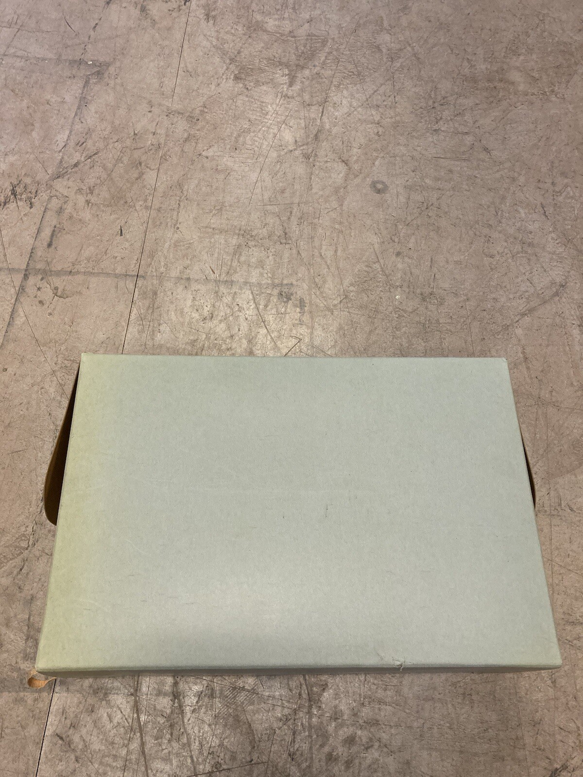 Vtg Archival Folio Storage Box Metal Edge Archival Boxboard AcidFree 15.5x10.5x5