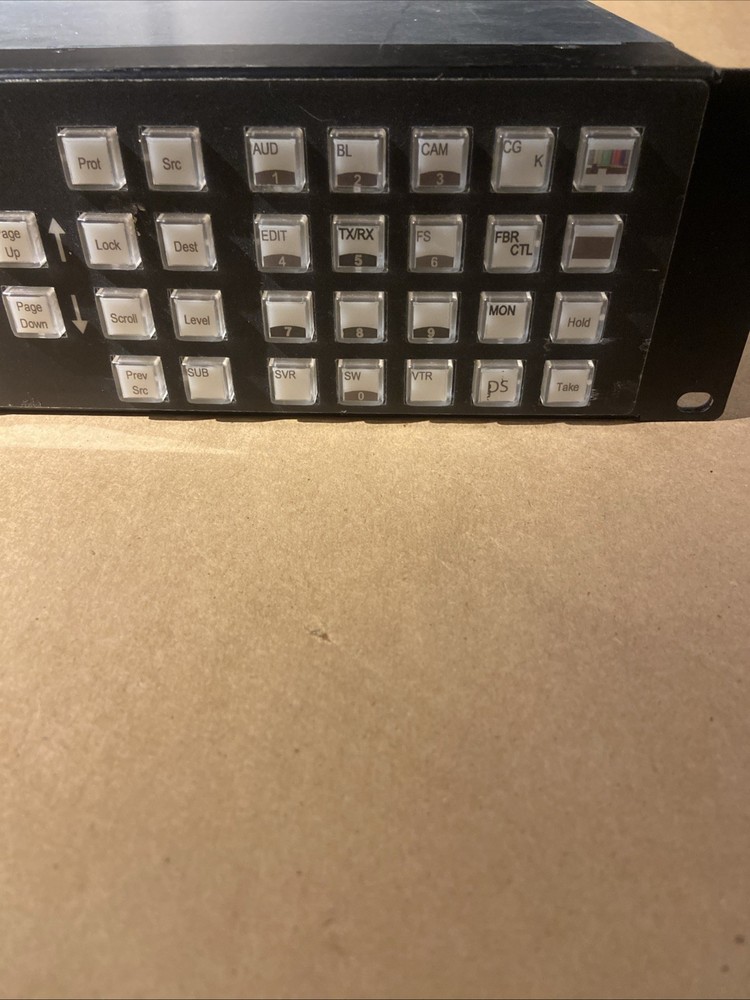 Miranda Technologies NV9601 Control Panel NVISION 9000 Router Control Eystem