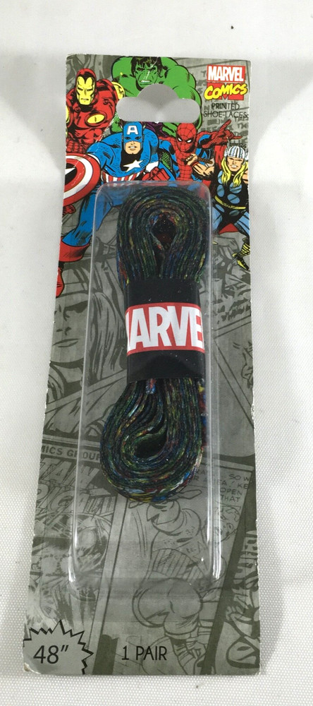 Marvel Comics Printed Shoe Laces Loot Crate Exclusive