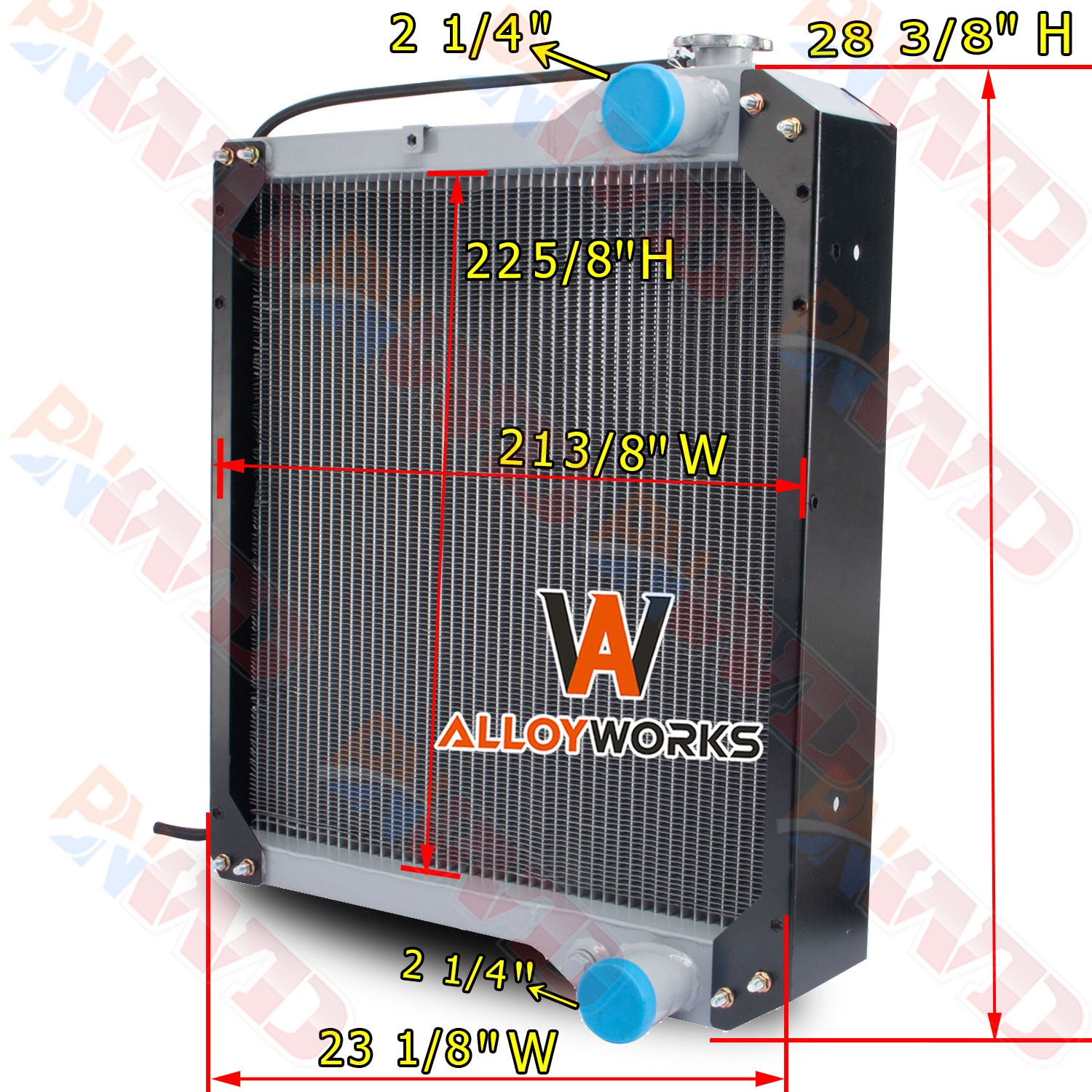 244295A1 Radiator For Case IH MX100 MX110 MX120 MX135 MX150 MX170 P140 Tractor