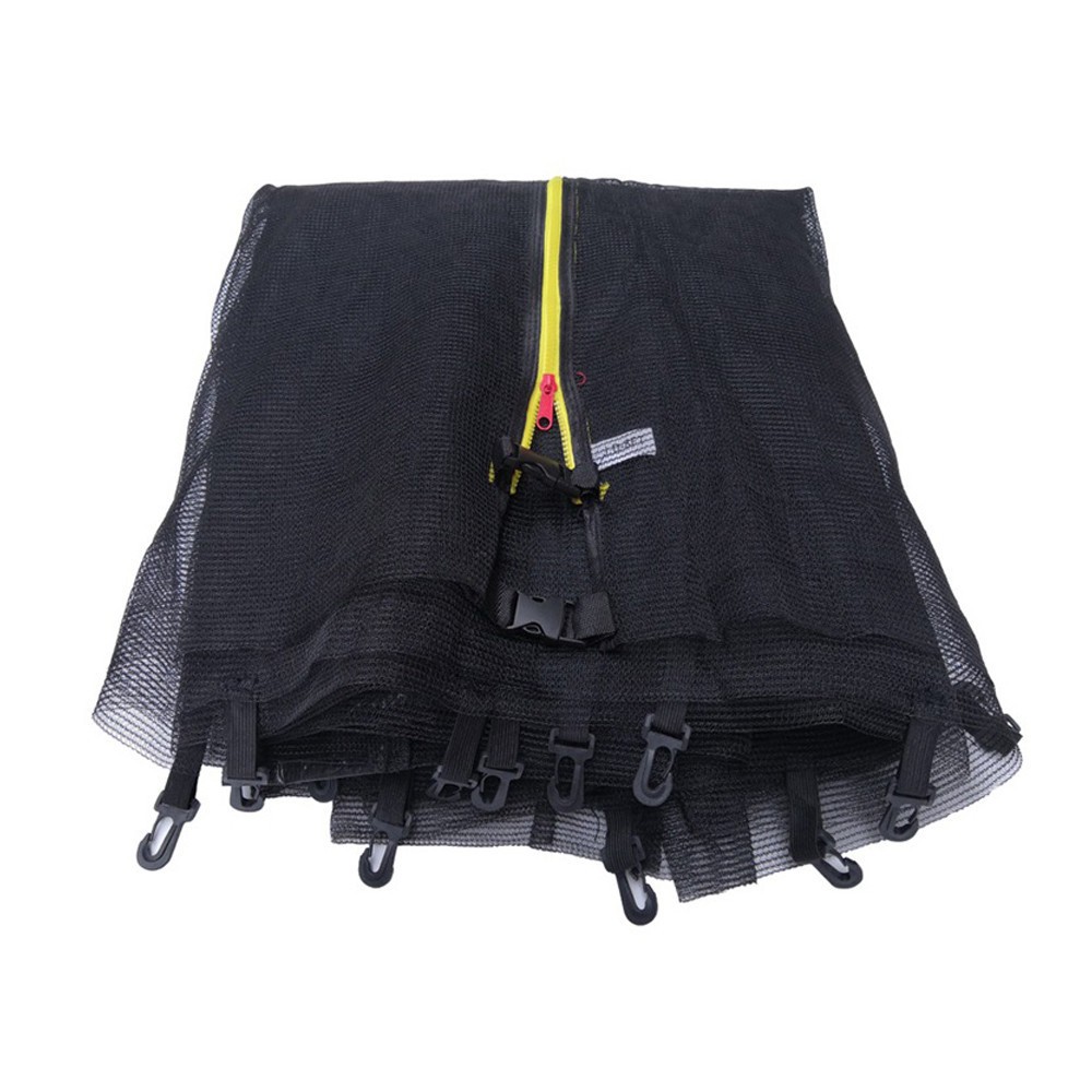 Trampoline Safety Net Replacement For Round Trampoline 10/12/14/16 FT w/ Zipper
