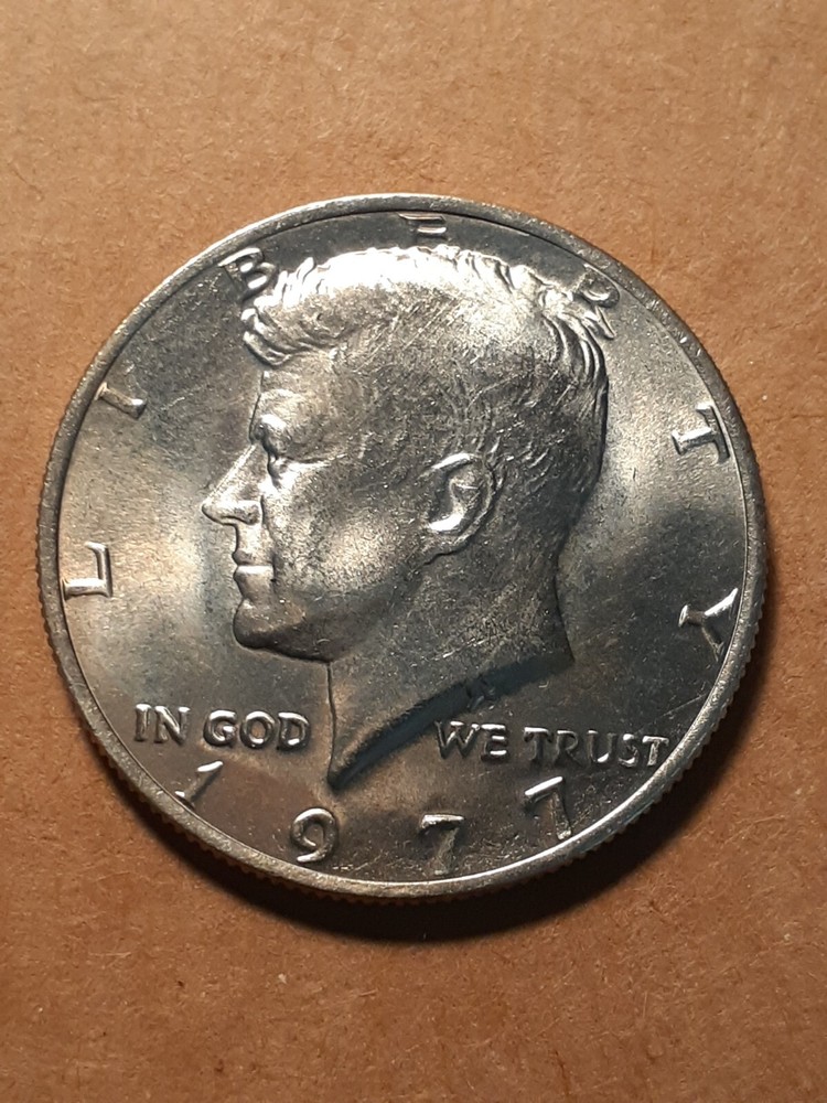 1977 KENNEDY HALF DOLLAR TONING
