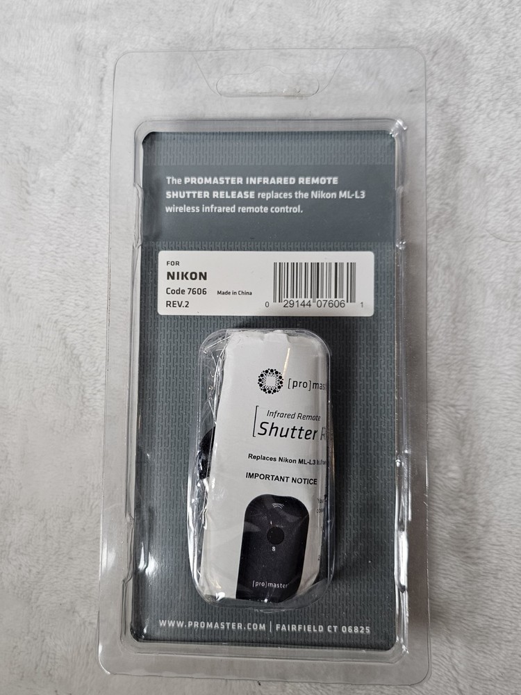 Promaster 7606 Infrared Remote Shutter Release For NIKON