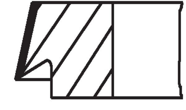FOR MAHLE 012 20 N2 PISTON RING SET