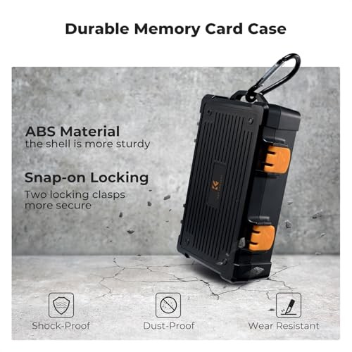 Camera Battery Memory Card Case for 5 For 2 Battery + 5 SD +6 TF +2 CFB +3 CFA