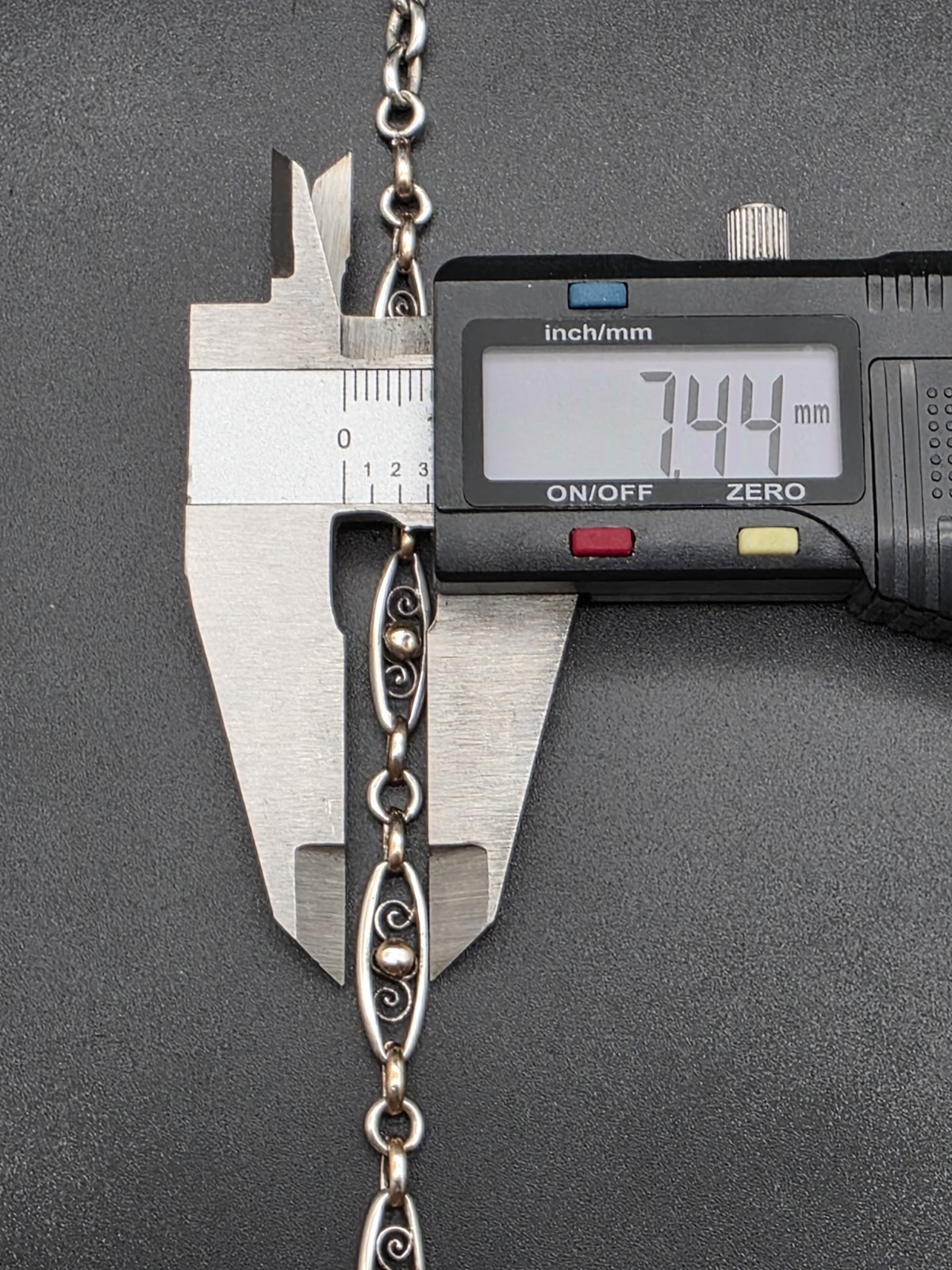 Antique Belle Époque Gilt Silver Pocket Watch Chain Albertina France c1900