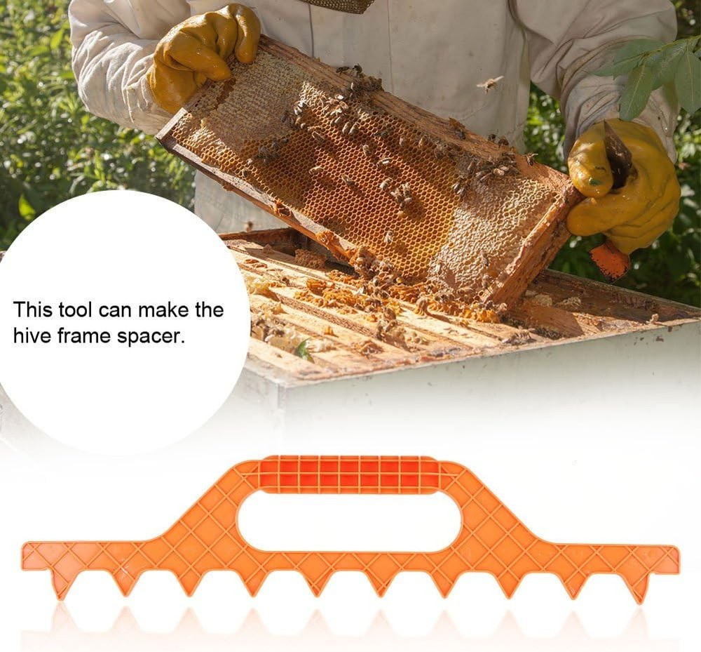 Equipment Plastic Frame Spacer, 1PCS Beehivebee Keeping Tool, Spacing...