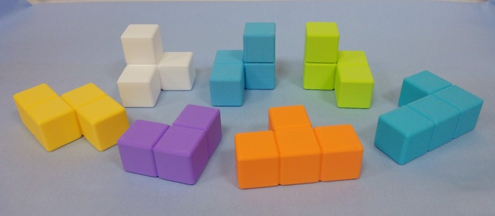 3-D Printed Soma Cube Puzzle
