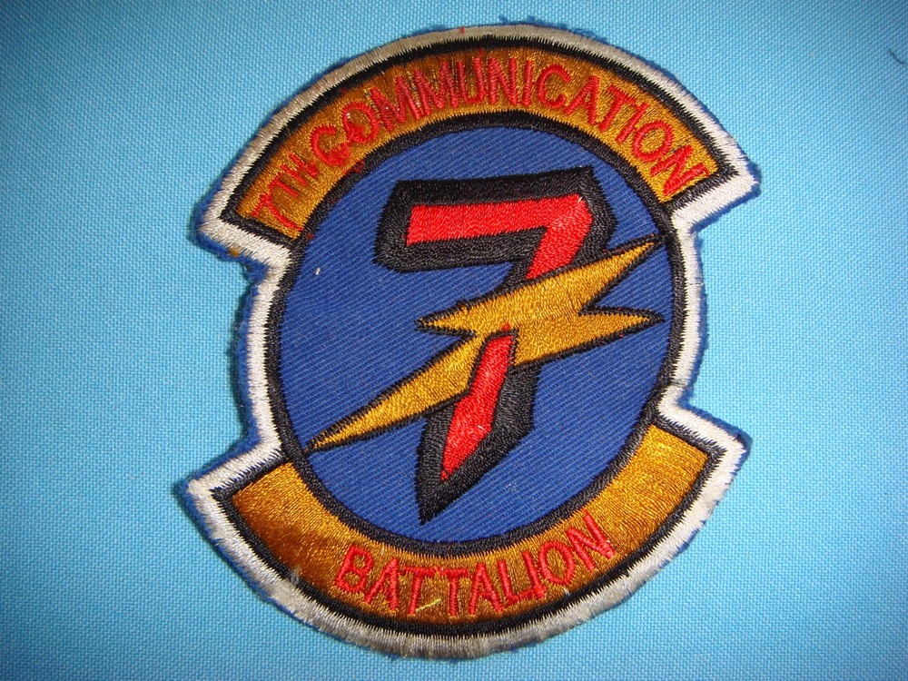 VIETNAM WAR PATCH, US 7th COMMUNICATIONS BATTALION