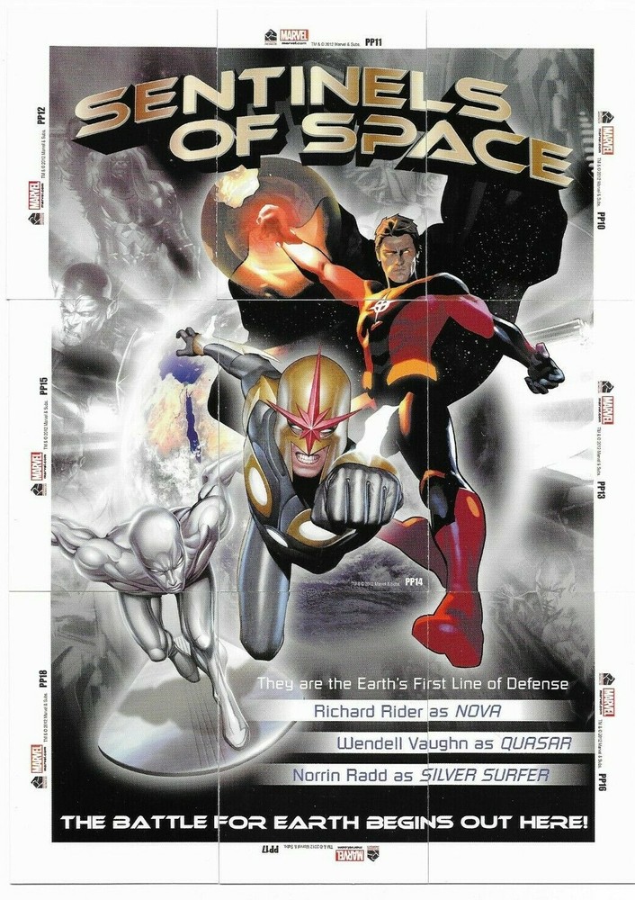 RH Marvel Bronze Age puzzle insert set PP1-PP18