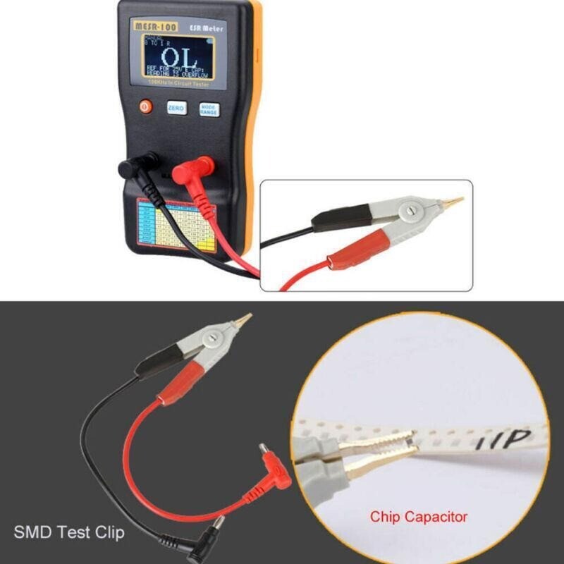 High Precision Capacitance Meter Measuring Resistance Circuit Tester MESR-100