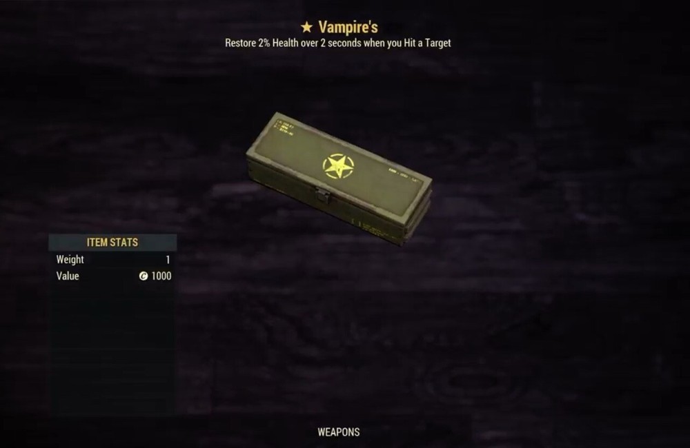 (Xbox) Vampire’s Legendary Mod