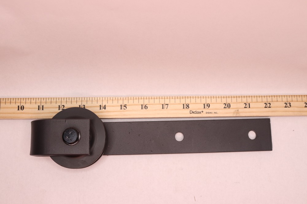 Replacement Barn Door Roller Matte Black 11-1/2" OAL x 2-3/4" Diameter