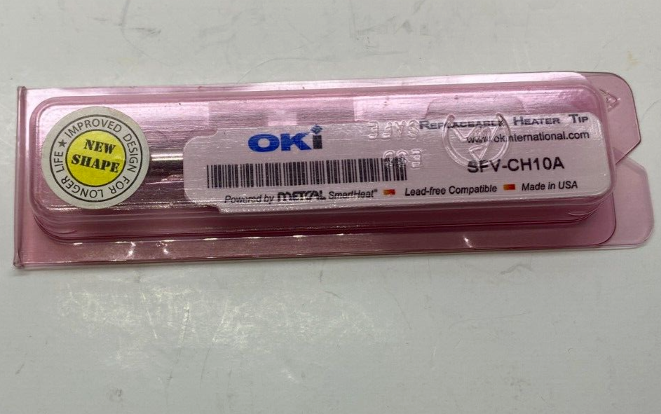 OKI SFV-CH10A Replaceable Heater Tip (Chisel Solder Tip) - Prepaid Shipping