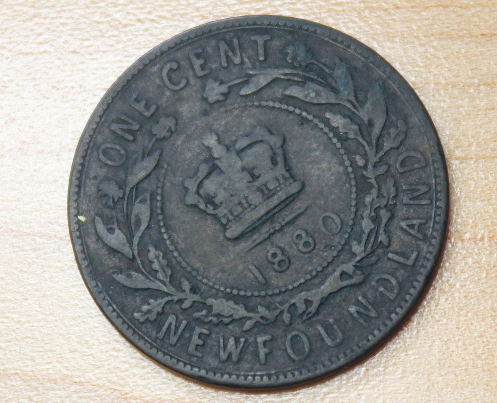 1880 Newfoundland 1 Cent Low 0