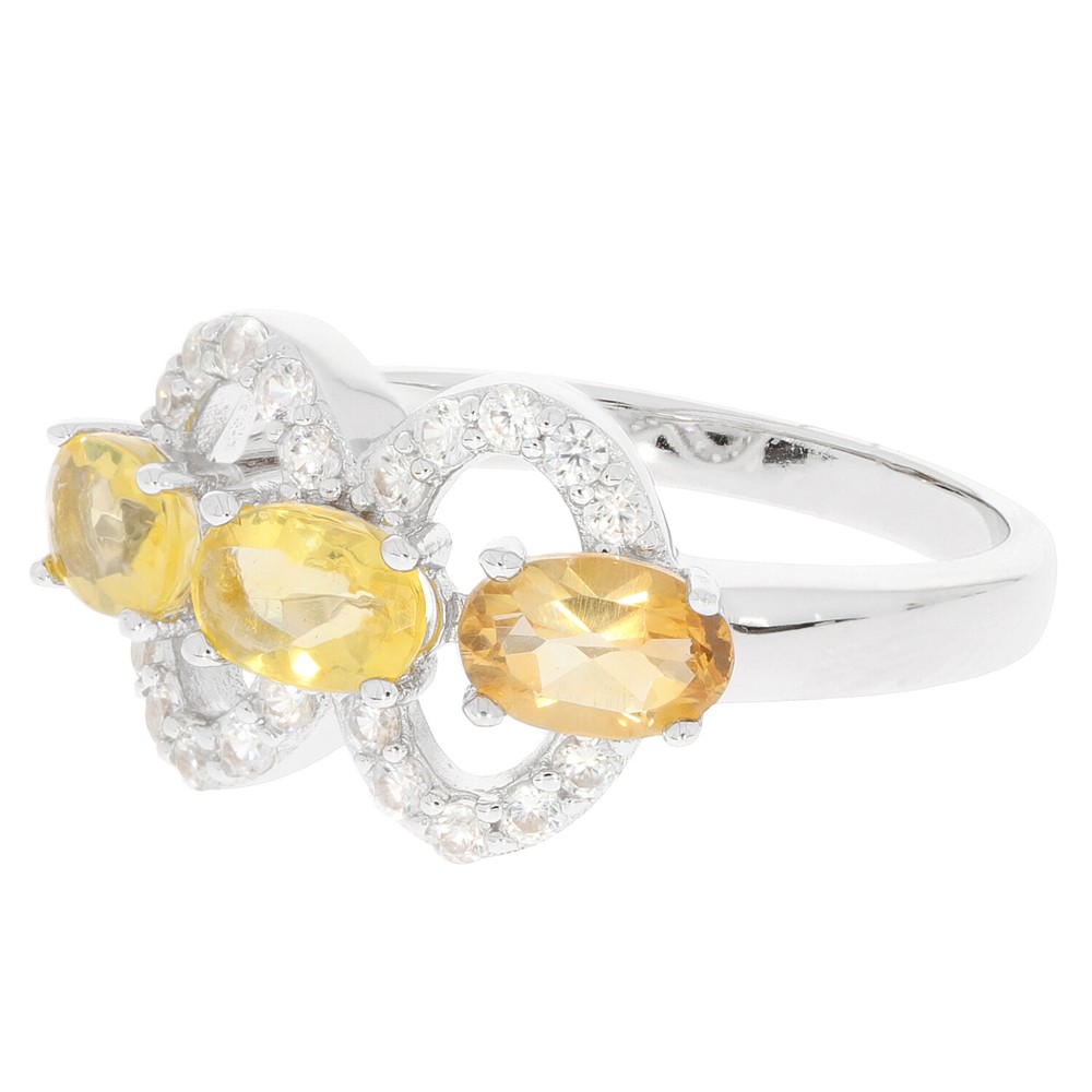 Sterling Silver Semi Mount Ring Setting Oval OV 6X4mm Topaz Solid