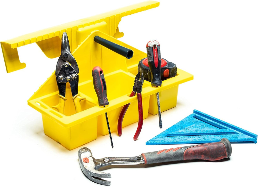 Rotating Ladder Tray: Effortlessly Organize Tools and Accessories!