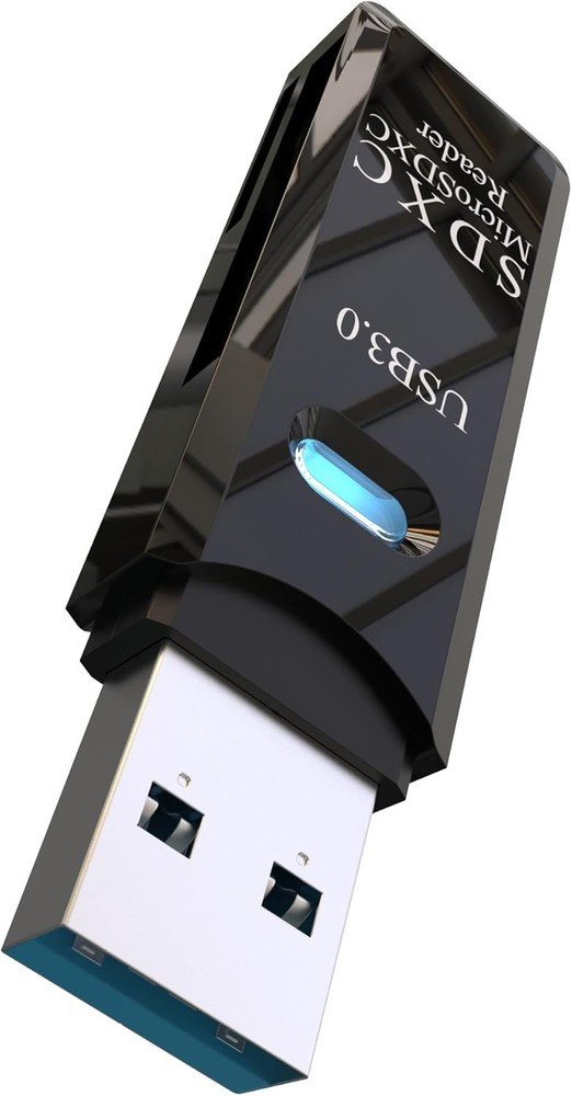 Efficient 5Gbps Dual Slot SD/Micro SD Card Reader - Plug and Play Convenience