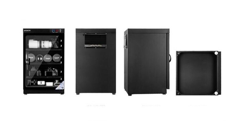 80L Full Automatic Digital Camera Dehumidify Storage Moistureproof Box 4 Tiers