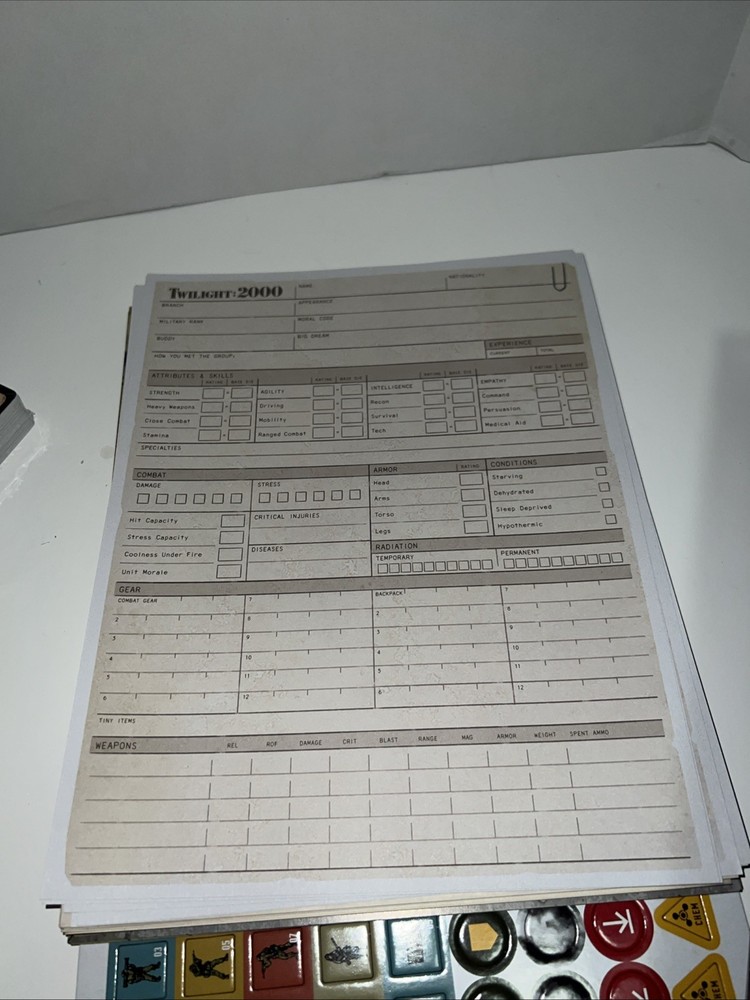 Twilight 2000 RPG: Core Box Set Open Box Still New Inside