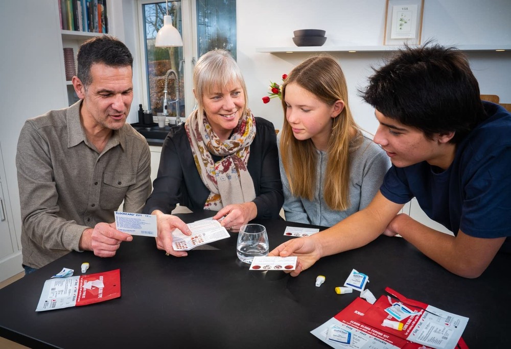 Quick & Accurate Blood Typing Kit Test Pack - Know Your Type