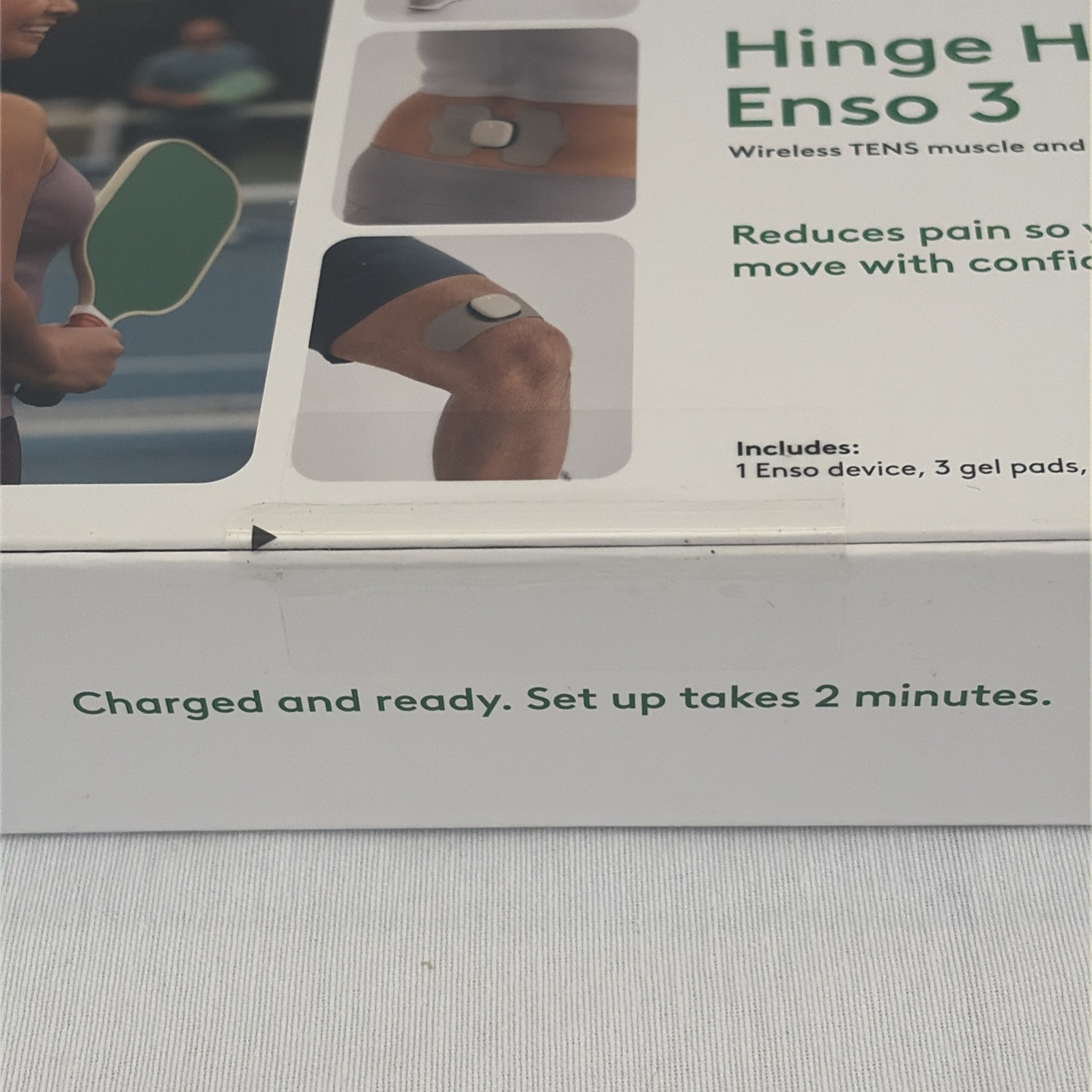 Hinge Health Enso 3 Wireless TENS Muscle and Nerve Therapy — NEW In Box Sealed