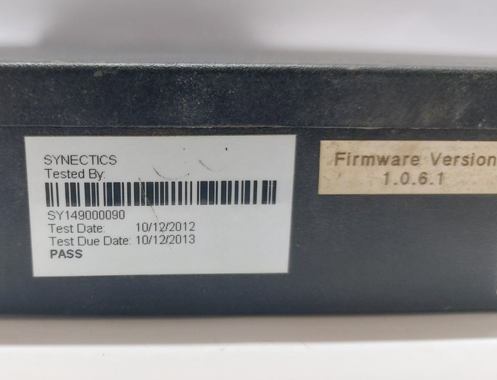 SYNECTICS E1600 VIDEO AUDIO 16 CHANNEL H264 NETWORK BASED ENCODER E 1600