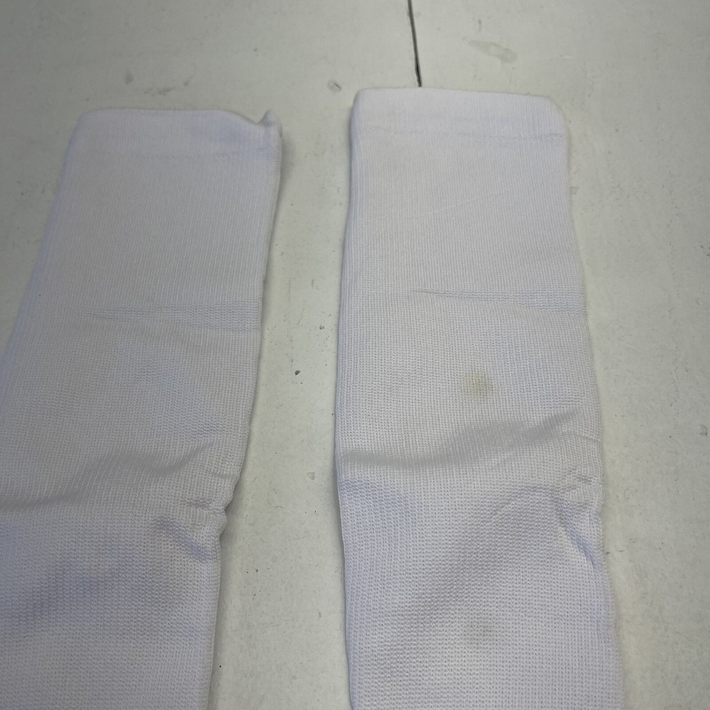 Unisex Adults White & Brown Compression Socks Size L/XL Defect