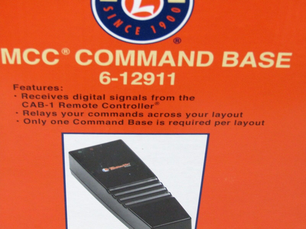 NEW Lionel Trainmaster Command TMCC Base-1 # 6-12911 & SC-2 Controller # 6-22980