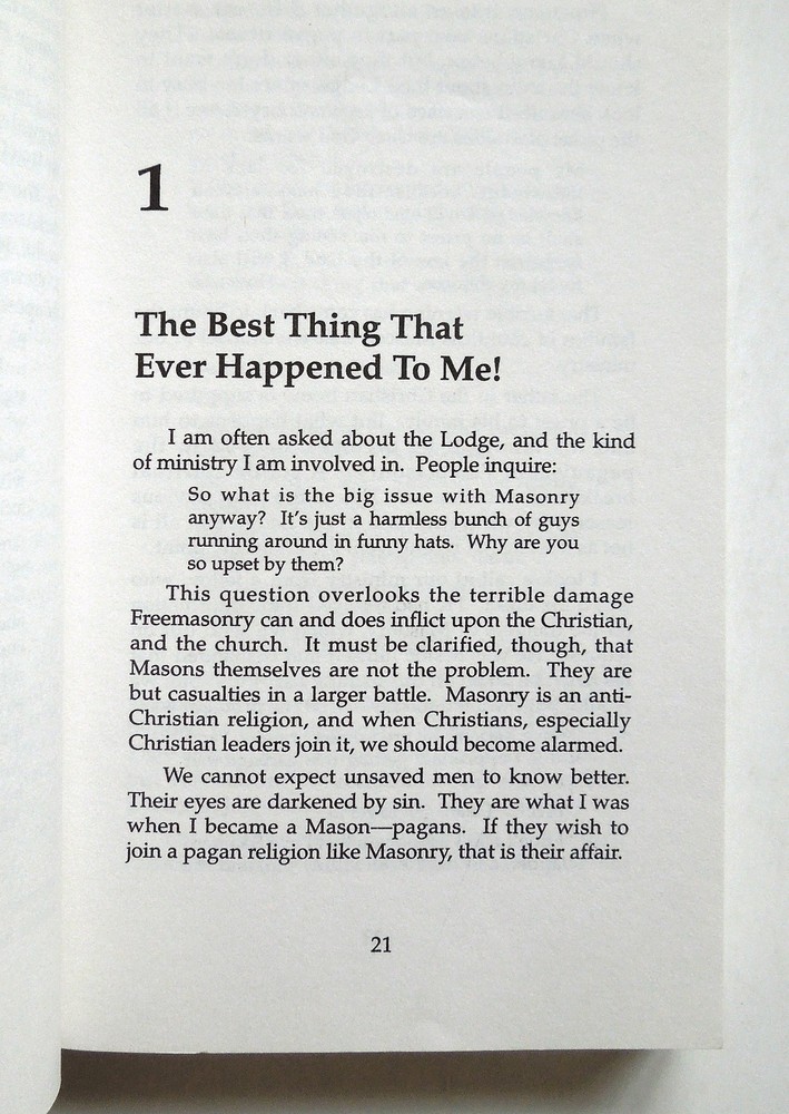 Masonry Beyond the Light - William Schnoebelen, 1991 sc, Chick Publications