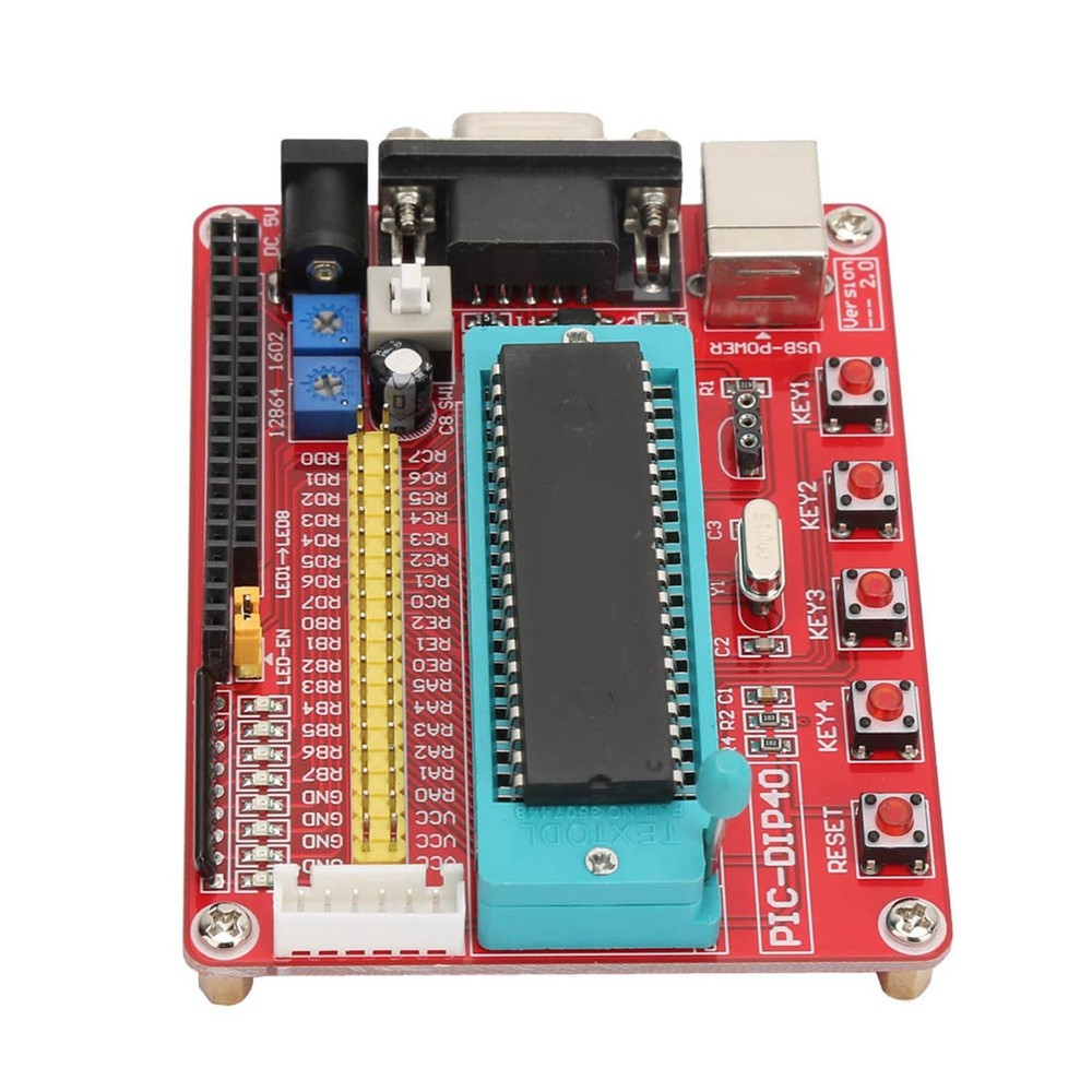 PIC16F877A Microcontroller Learning Development Board RS232 Interface Module
