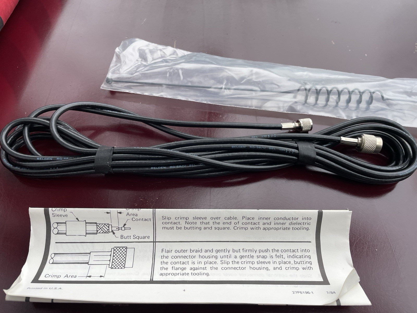 Vintage CB/AM/FM Mobile Window Mount Heavy Duty New Old Stock NOS