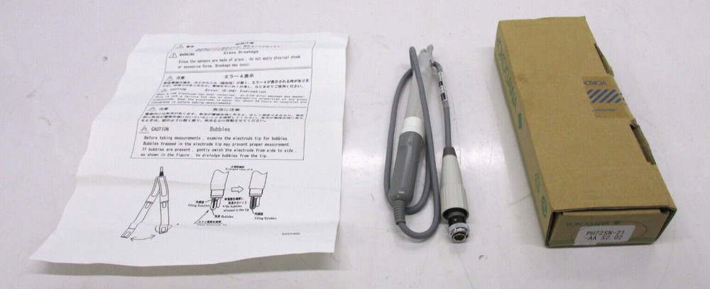 Yokogawa PH72SN-21-AA PH Refillable PH Electrode Sensor BR
