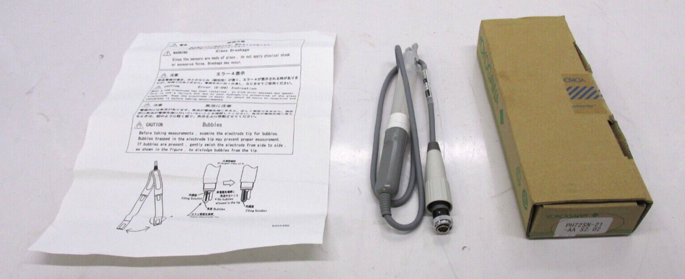 Yokogawa PH72SN-21-AA PH Refillable PH Electrode Sensor BR