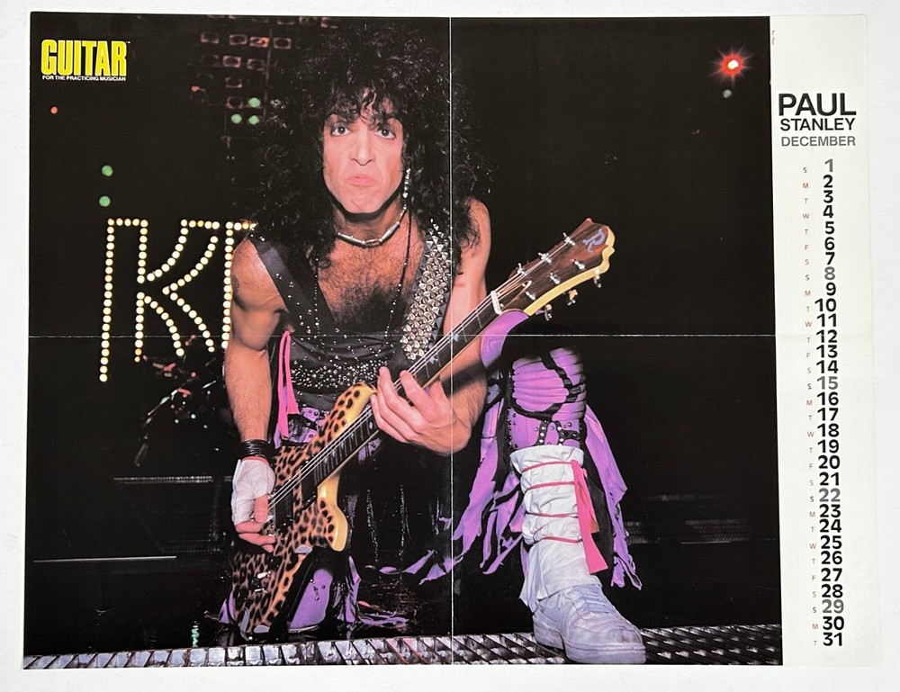 KISS vintage Paul Stanley Animalize Tour Concert Worn Leggings Sneaker Covers