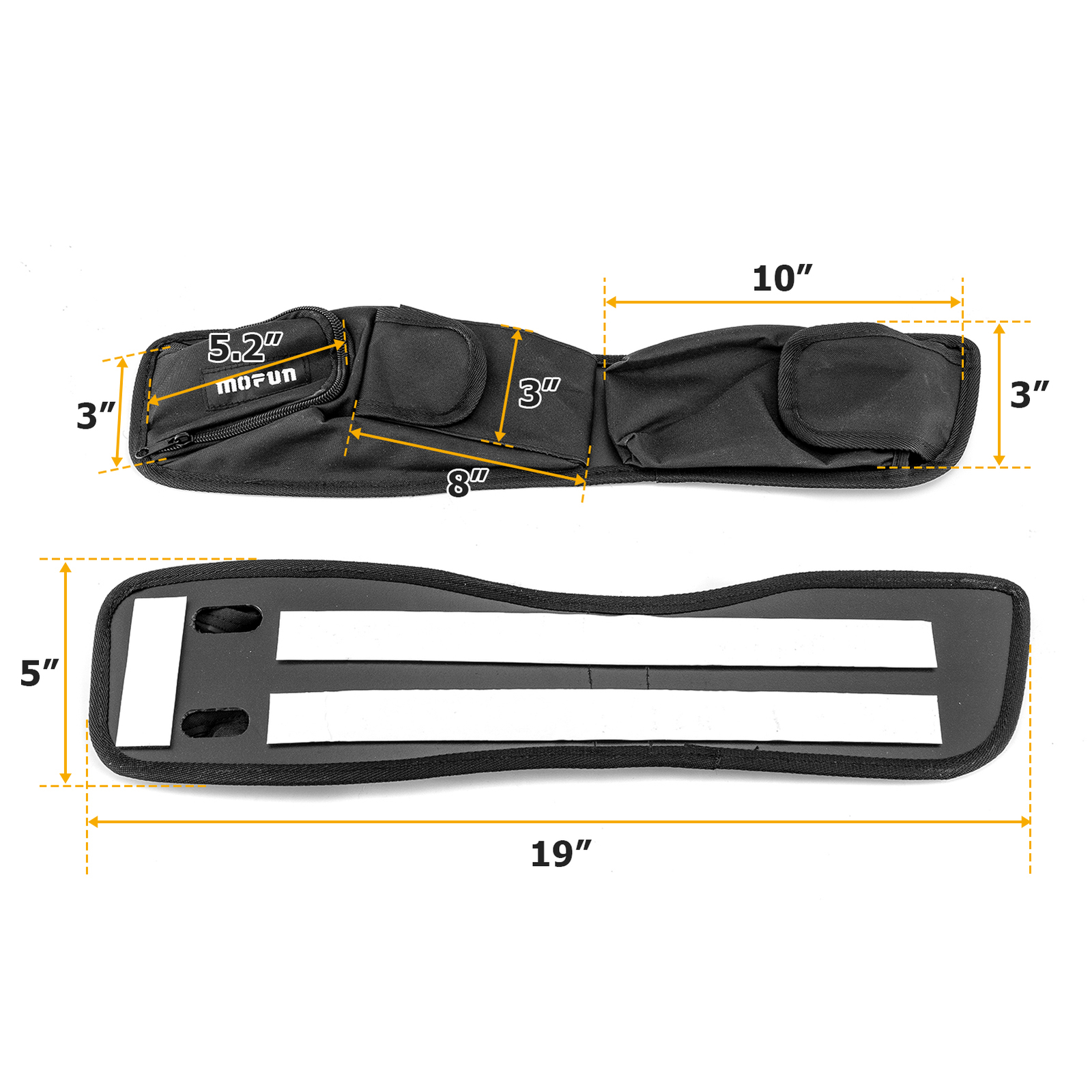 Saddlebag Lid Organizers Storage Bag for 2014-UP Harley Electra Glide Road King