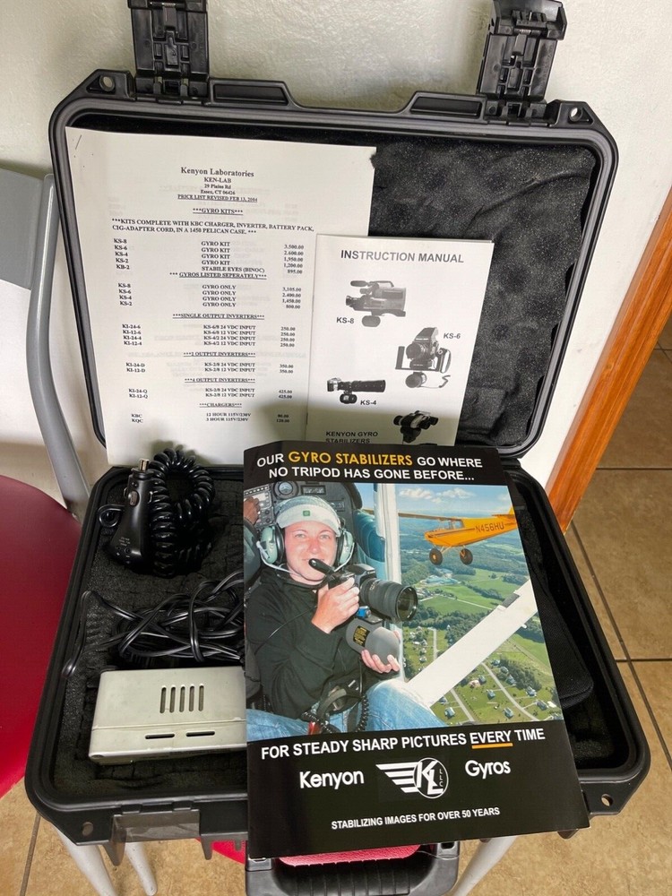 Kenyon KS-8 Gyro Stabilizer Package with case included. 
