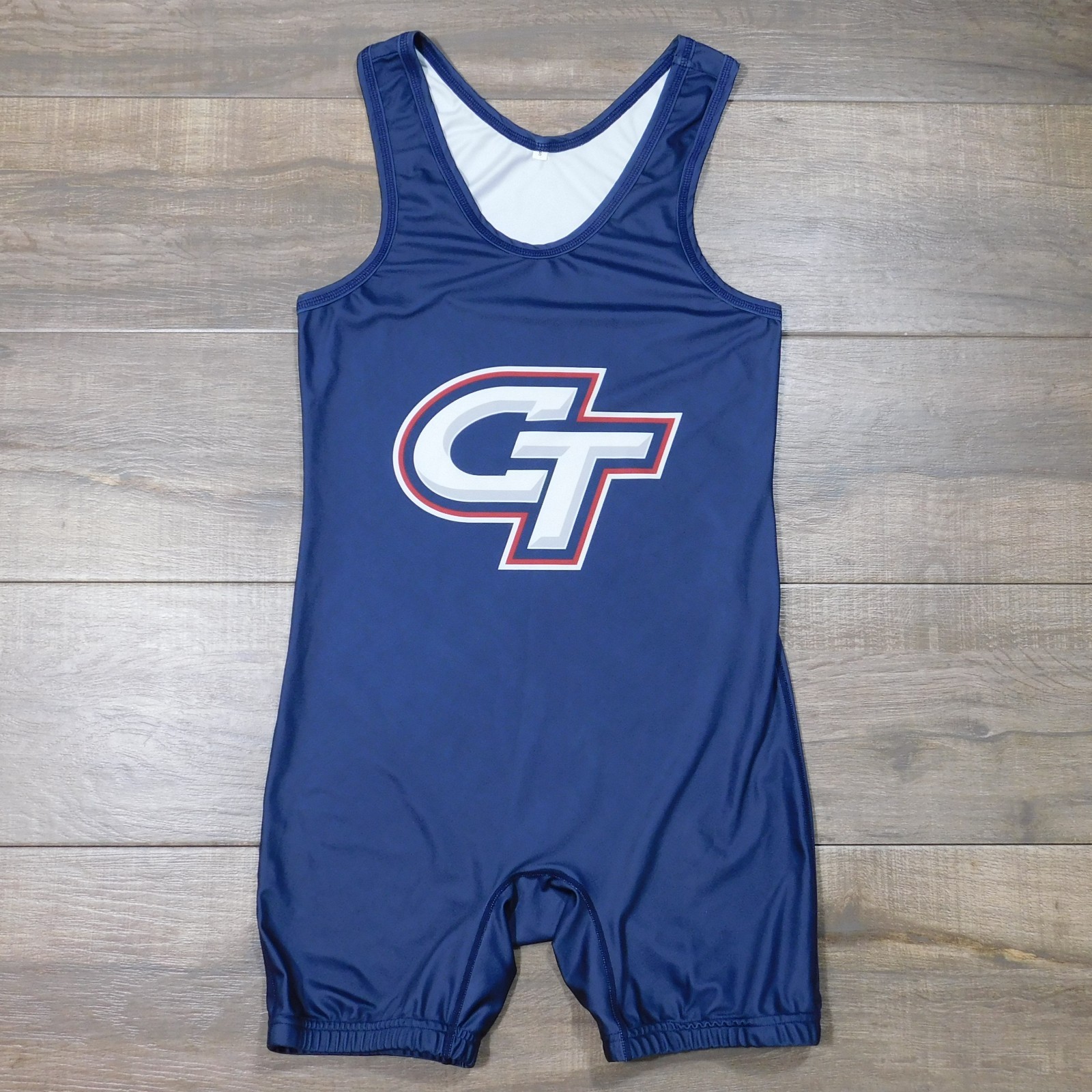 COLONY TITANS Ontario California High School Spandex Wrestling Singlet Men's S