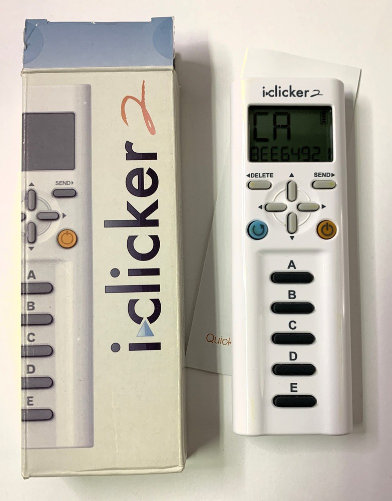 iClicker 2 Student Classroom Response System Remote Control