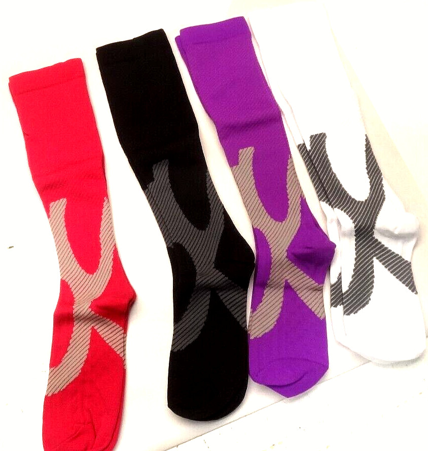 Next Look Knee High Compression Sport Socks Assorted Colors