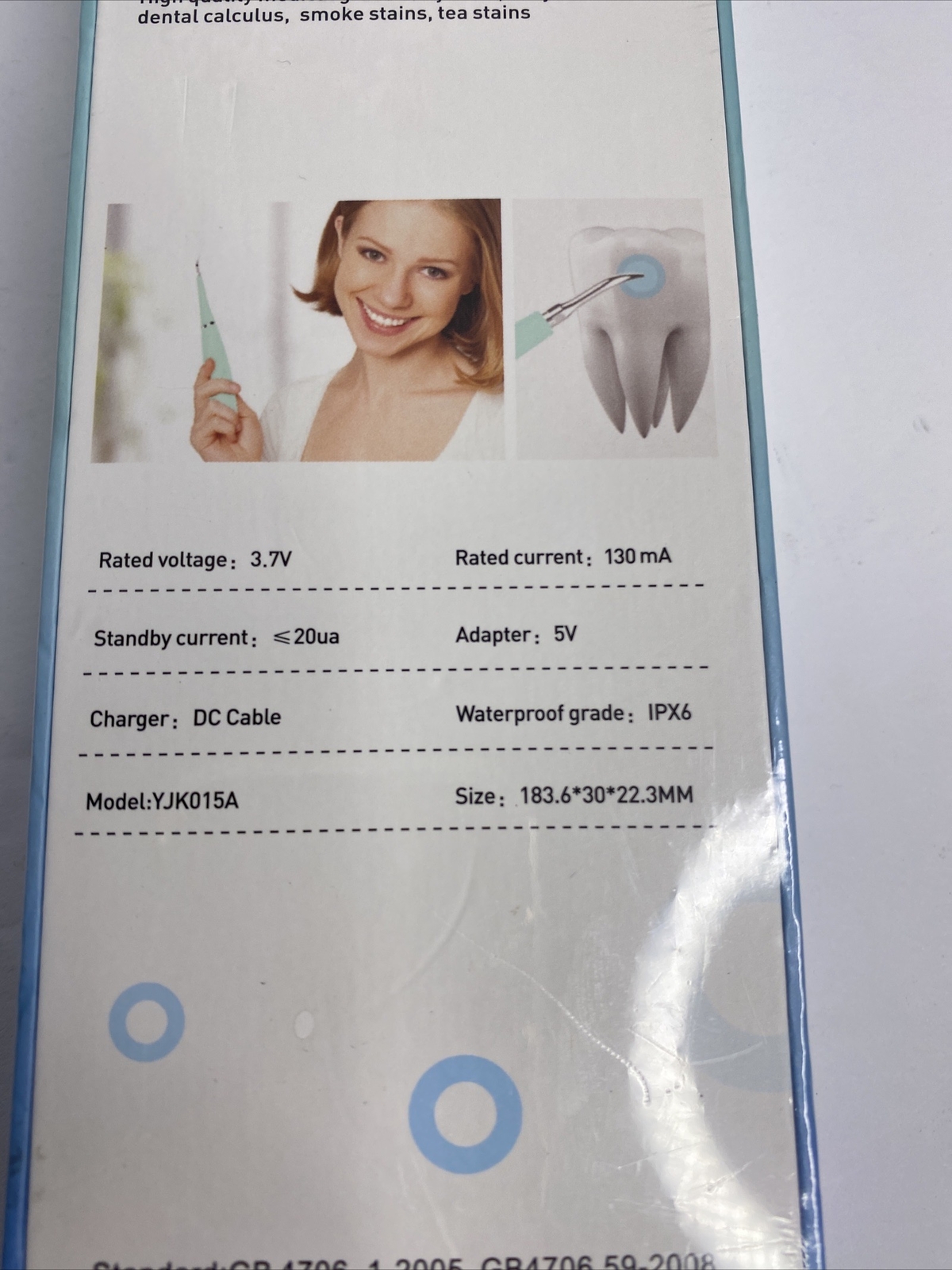 Ivory Oral Ultrasonic Tooth Cleaner Go Beyond Brushing Factory Sealed