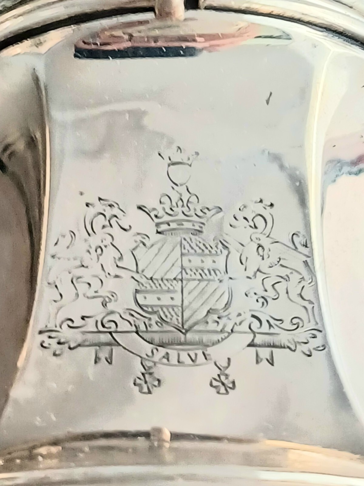 Pair of Hanau? Sterling Great Very Large Casters 10 1/4"