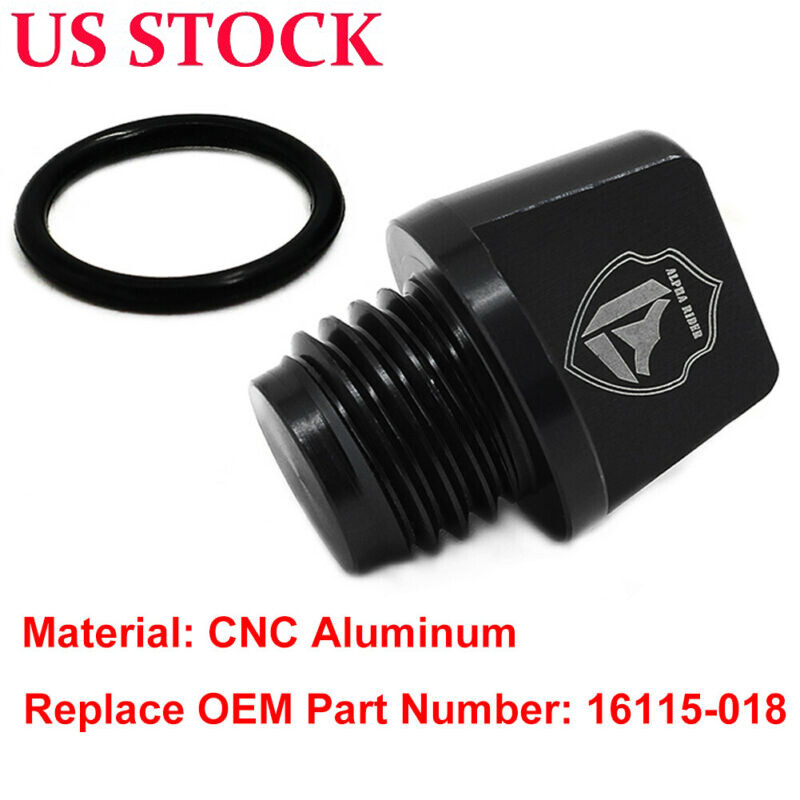 Oil Fill Cap Plug Washer For Kawasaki KX80 KX100 KX125 250 KDX200 KXF250 Black