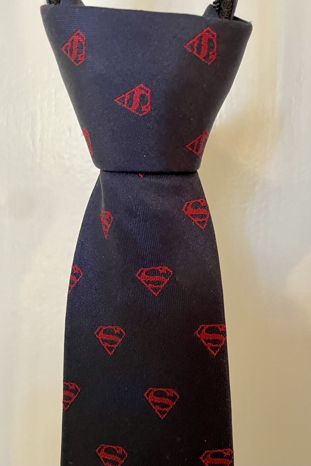 Lot (3) Boy’s 100% Silk Ties DC Batman, DC Superman, Talbots Tie Zipper Pre-tied