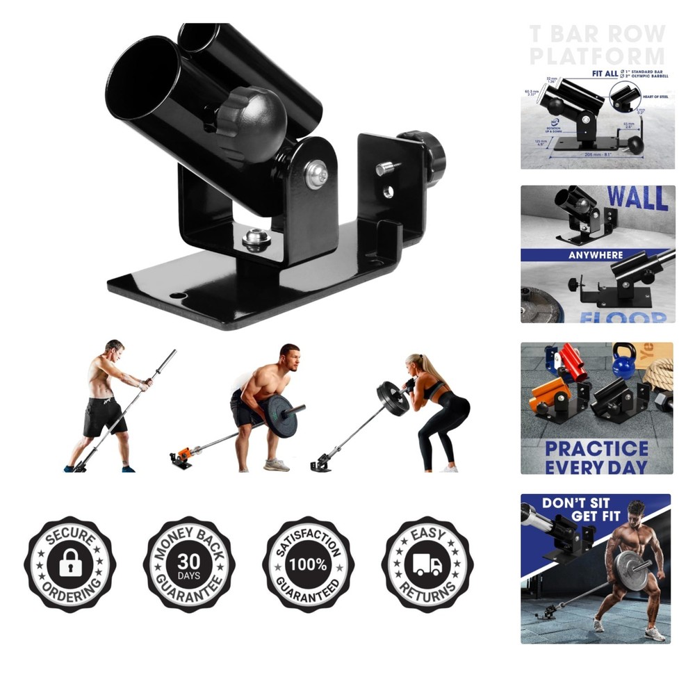 Compact Adjustable T Bar Row Attachment - Elevate Home Workouts to New Heights