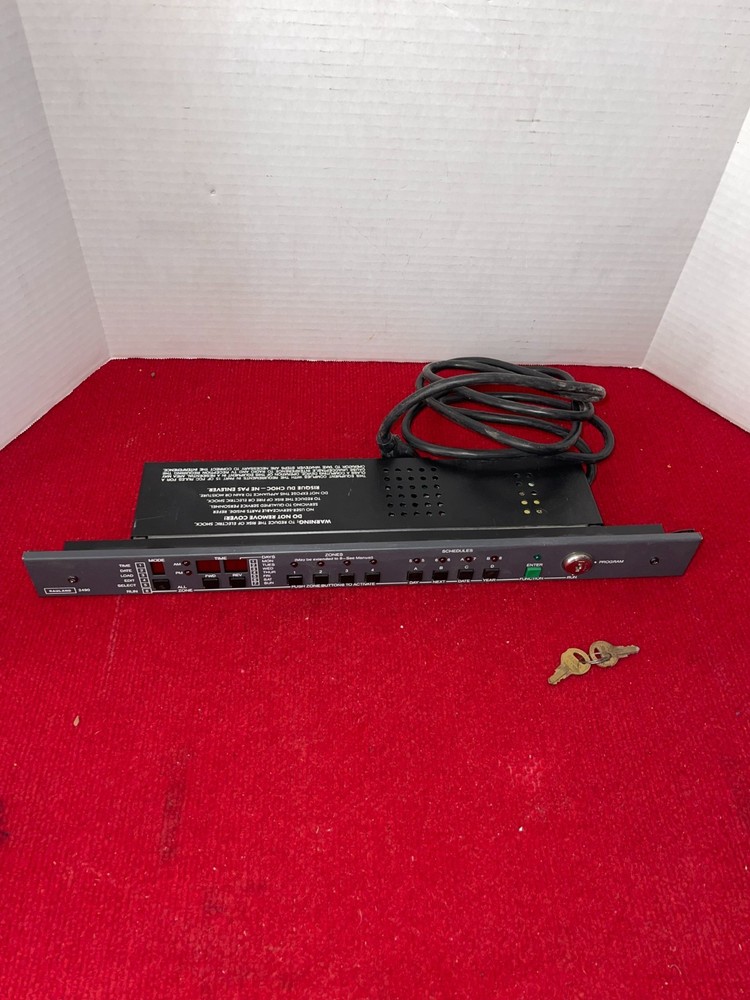 Rauland 2490 Master Clock-Event Programmer Scheduler