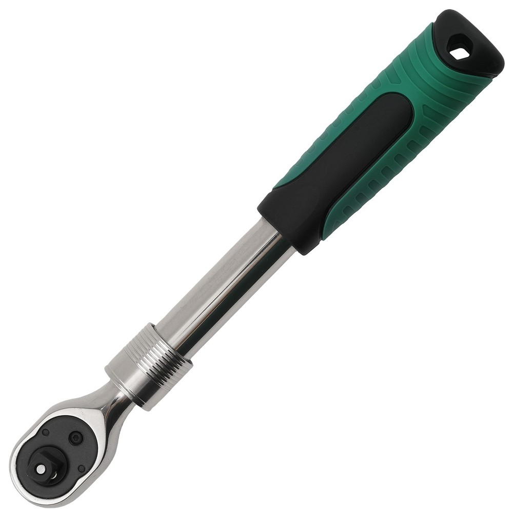 3/8" Drive Extendable 72 Tooth Ratchet Quick Release 252-351mm Handle
