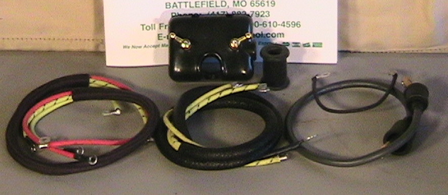 1928-1931 Ford Model A Complete Wiring Set for Engine. Includes Terminal Box