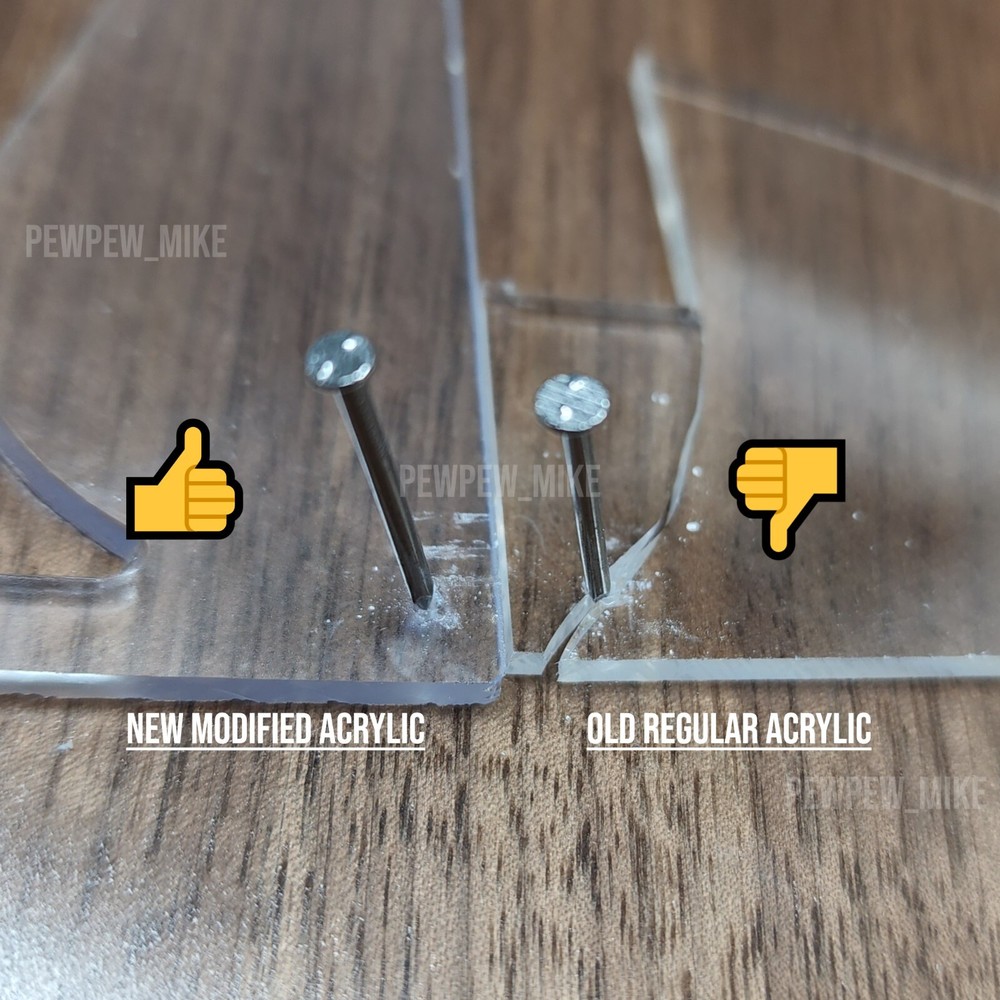 Replacement Planet Eclipse Ego 7 / 8 - Clear Grip Panels - Paintball Etek 3 / 4